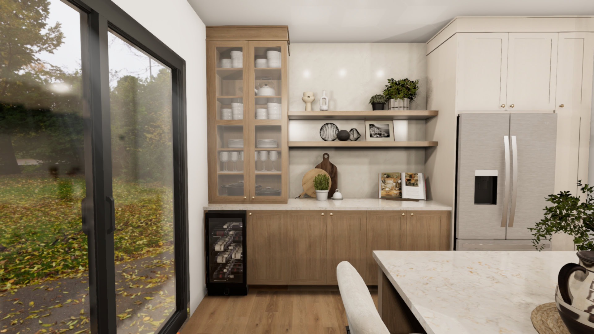 Rendu 3D du projet de cuisine